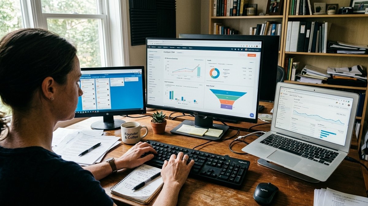 Espacio de trabajo profesional con múltiples herramientas de posicionamiento SEO local, analytics y plataformas de gestión de reputación online Herramientas de SEO local en acción con dashboards de análisis y gestión de reseñas